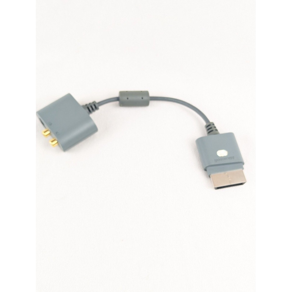 Official Genuine OEM Microsoft‎ Xbox 360 Audio Adapter X808221-001 Gray